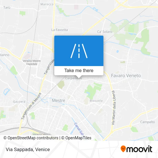 Via Sappada map