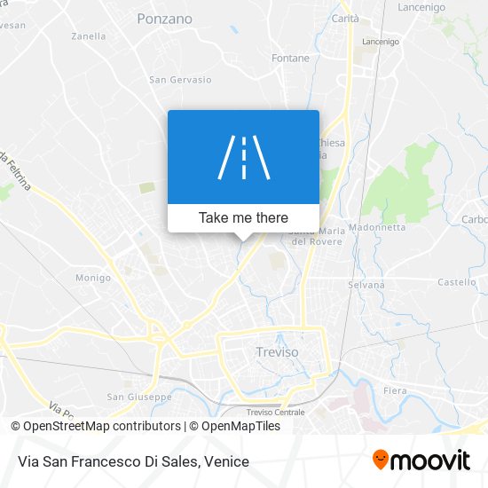 Via San Francesco Di Sales map