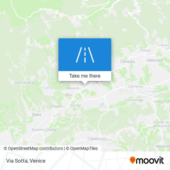 Via Sotta map