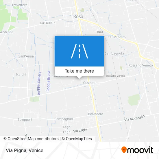 Pigna Street map