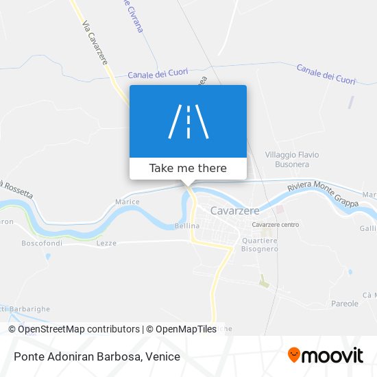 Ponte Adoniran Barbosa map