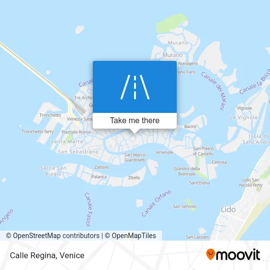Calle Regina map