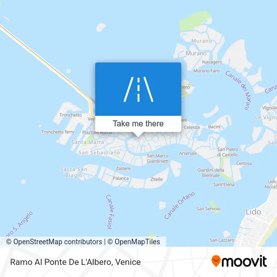 Ramo Al Ponte De L'Albero map