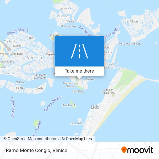 Monte Cengio Branch map