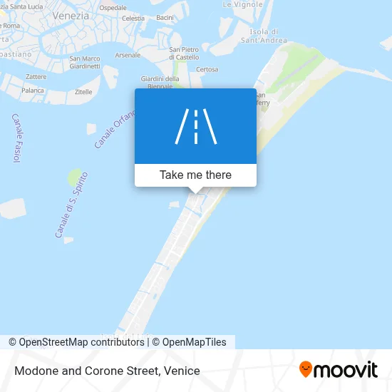 Modone and Corone Street map