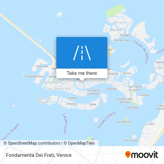 Fondamenta Dei Frati map
