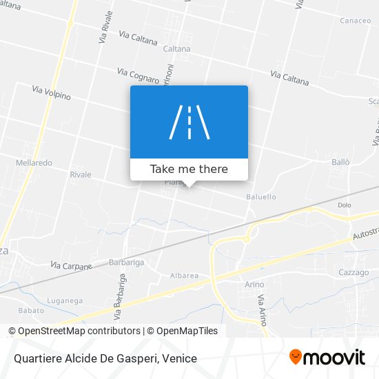 Quartiere Alcide De Gasperi map