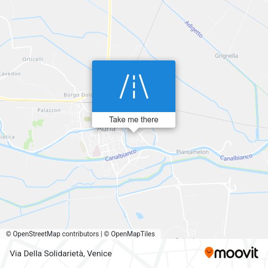 Via Della Solidarietà map