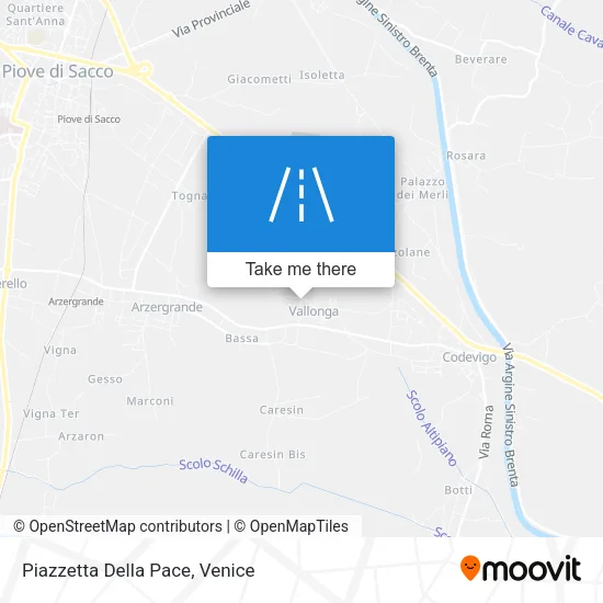 Piazzetta Della Pace map