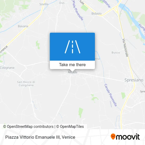 Piazza Vittorio Emanuele III map