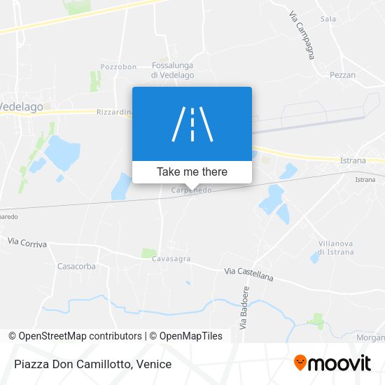 Piazza Don Camillotto map