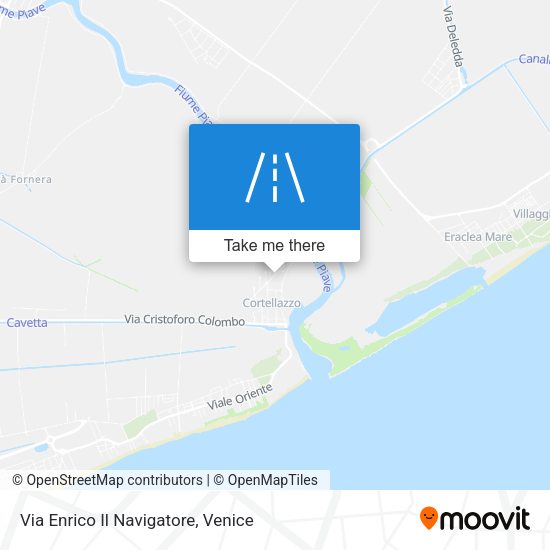 Via Enrico Il Navigatore map