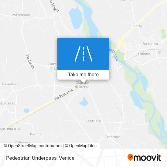Pedestrian Underpass map