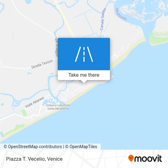 Piazza T. Vecelio map