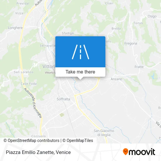 Piazza Emilio Zanette map