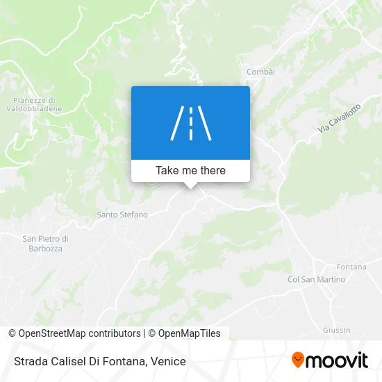 Calisel di Fontana Street map