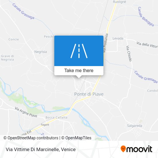 Via Vittime Di Marcinelle map