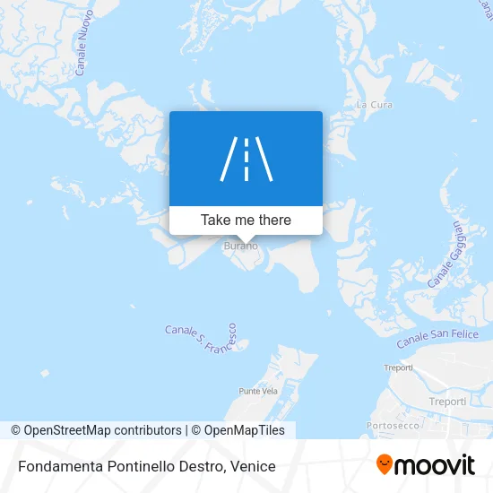 Fondamenta Pontinello Destro map