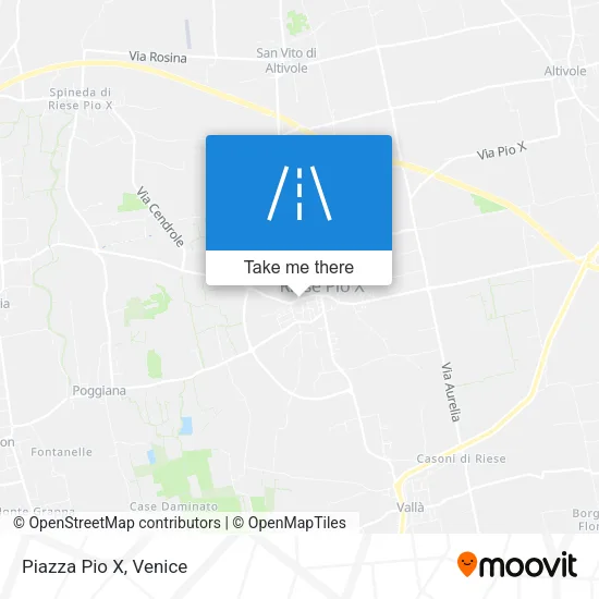 Piazza Pio X map