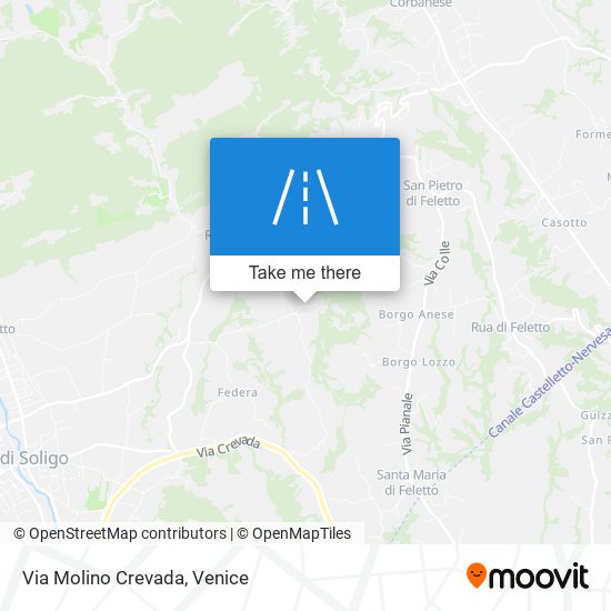 Via Molino Crevada map