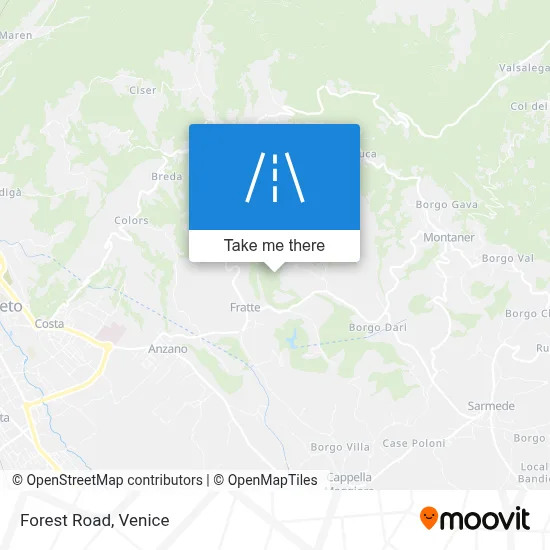 Forest Road map