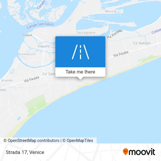 Strada 17 map