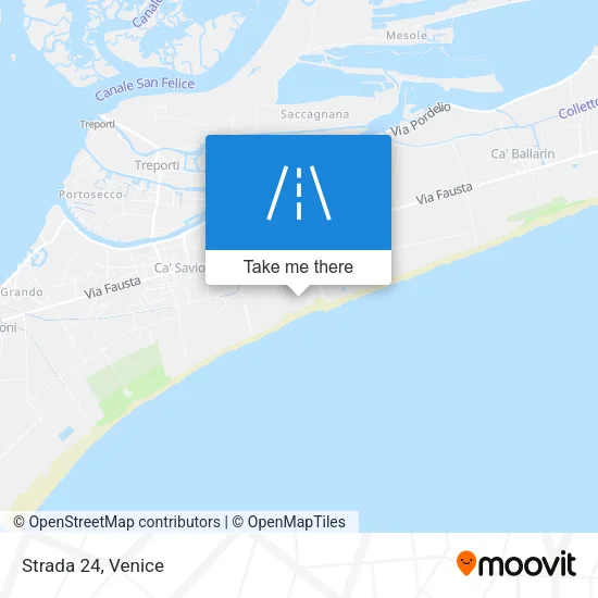 Strada 24 map