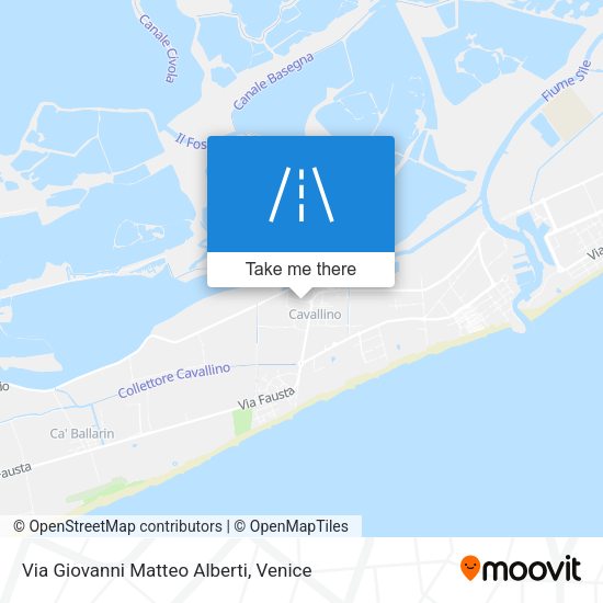 Via Giovanni Matteo Alberti map