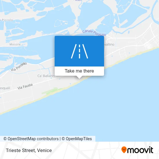 Trieste Street map