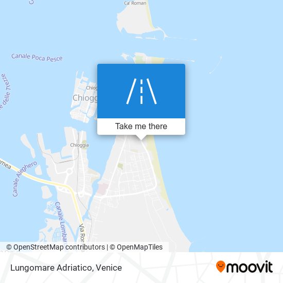 Lungomare Adriatico map