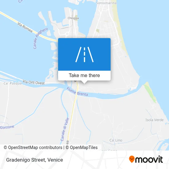 Gradenigo Street map