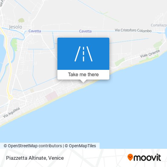 Piazzetta Altinate map