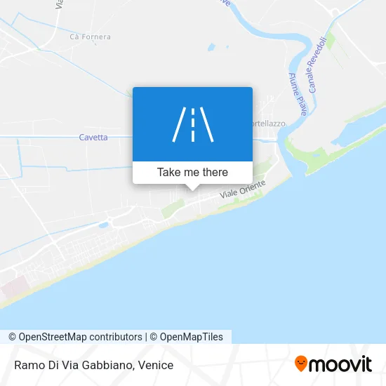 Ramo Di Via Gabbiano map