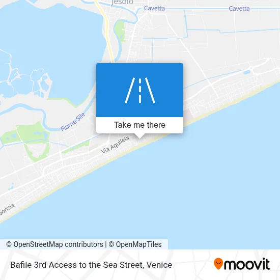 Bafile 3rd Access to the Sea Street map
