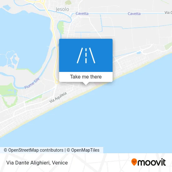 Via Dante Alighieri map