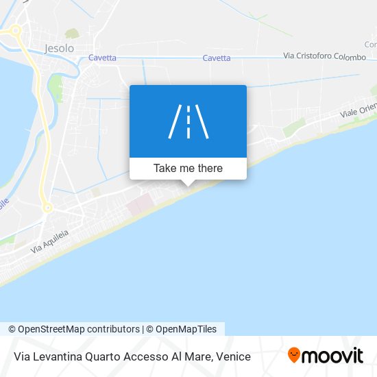 Via Levantina Quarto Accesso Al Mare map