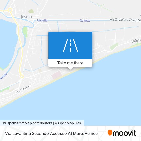 Via Levantina Secondo Accesso Al Mare map