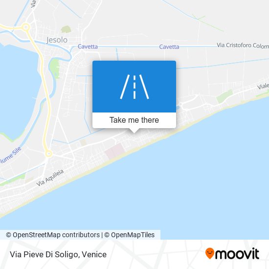 Via Pieve Di Soligo map