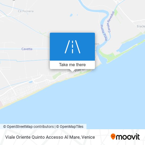 Viale Oriente Quinto Accesso Al Mare map