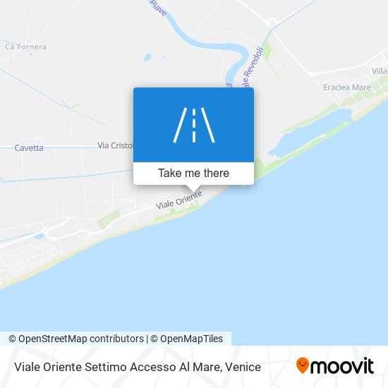 Viale Oriente Settimo Accesso Al Mare map