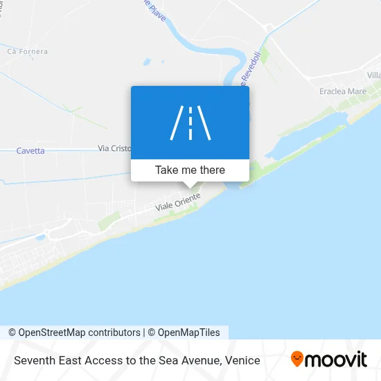 Seventh East Access to the Sea Avenue map