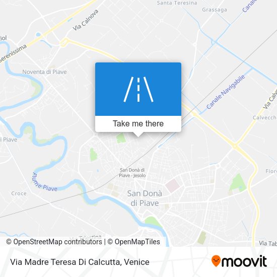 Via Madre Teresa Di Calcutta map