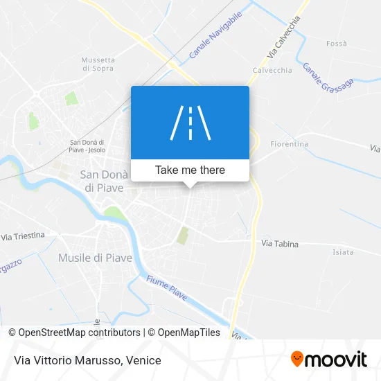 Via Vittorio Marusso map