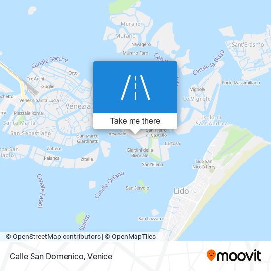 Calle San Domenico map