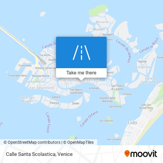 Calle Santa Scolastica map