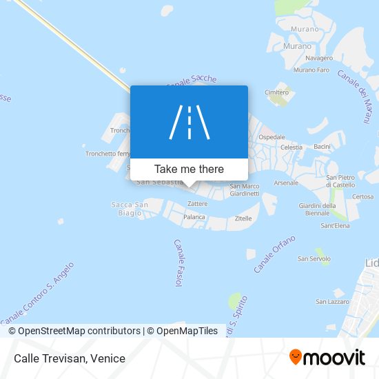 Calle Trevisan map