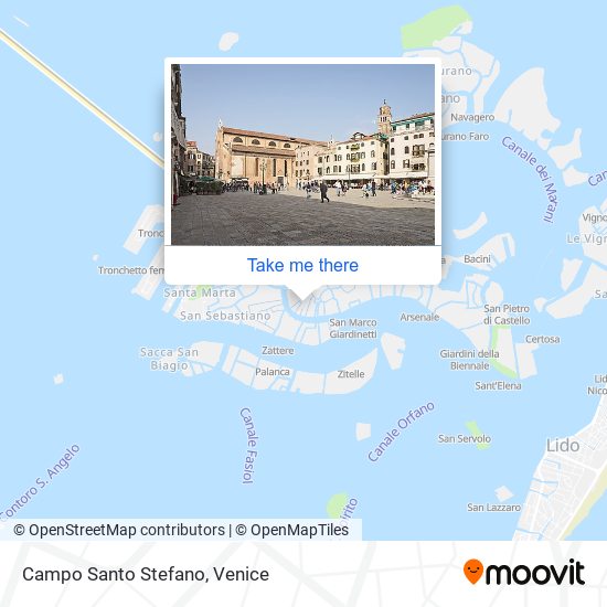 Campo Santo Stefano map