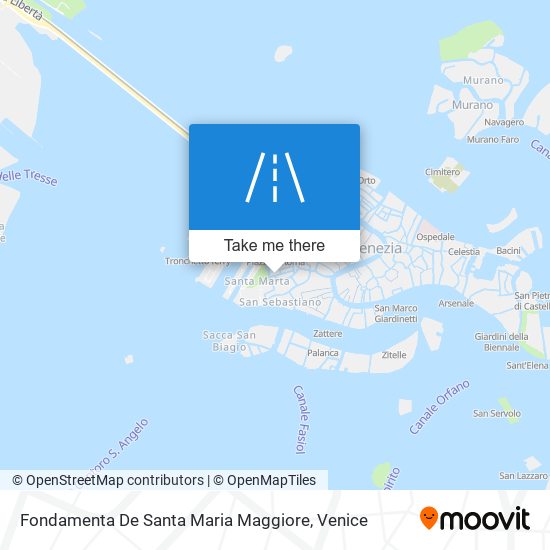 Fondamenta De Santa Maria Maggiore map