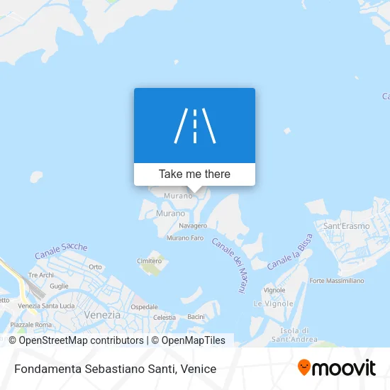 Fondamenta Sebastiano Santi map
