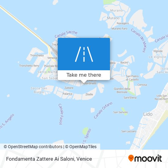 Fondamenta Zattere Ai Saloni map